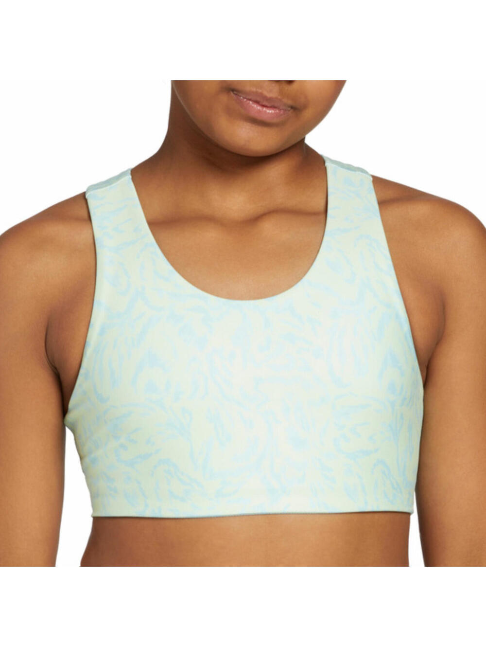 (C83) DICK'S Sporting Goods Girls' XL Green Momentum Sport Bra Social Butterfly